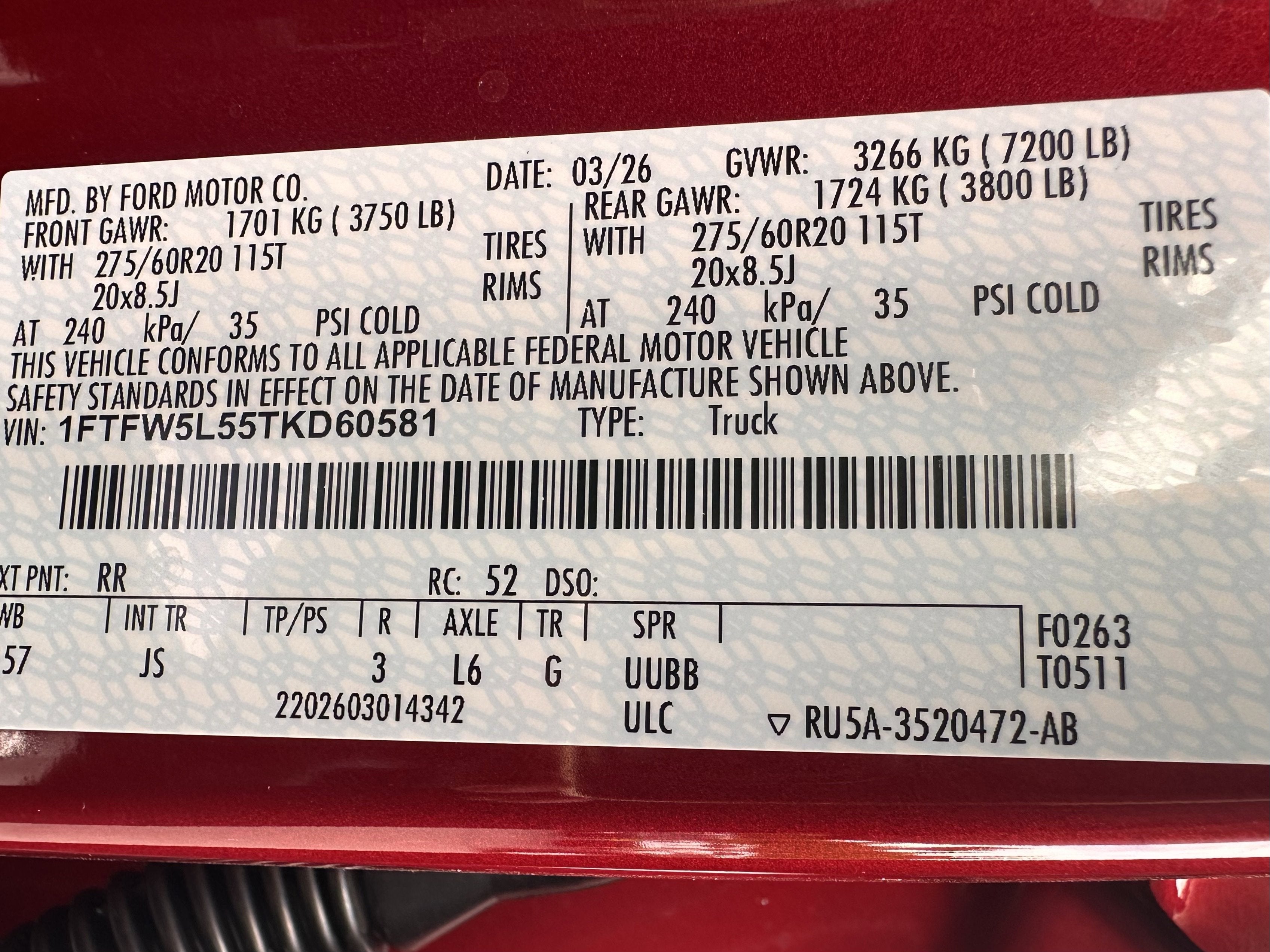 2026 Ford F-150 LARIAT