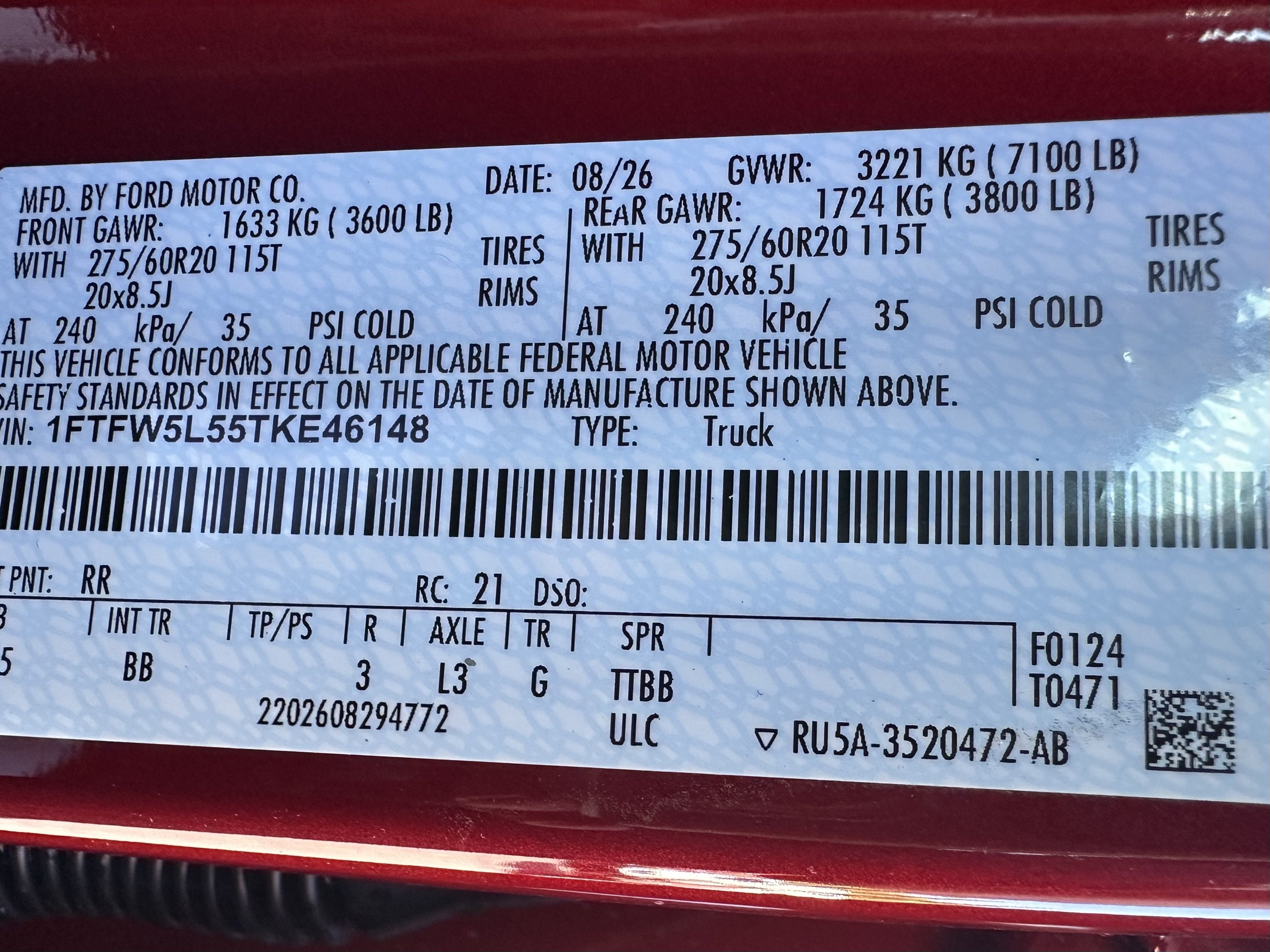 2026 Ford F-150 LARIAT
