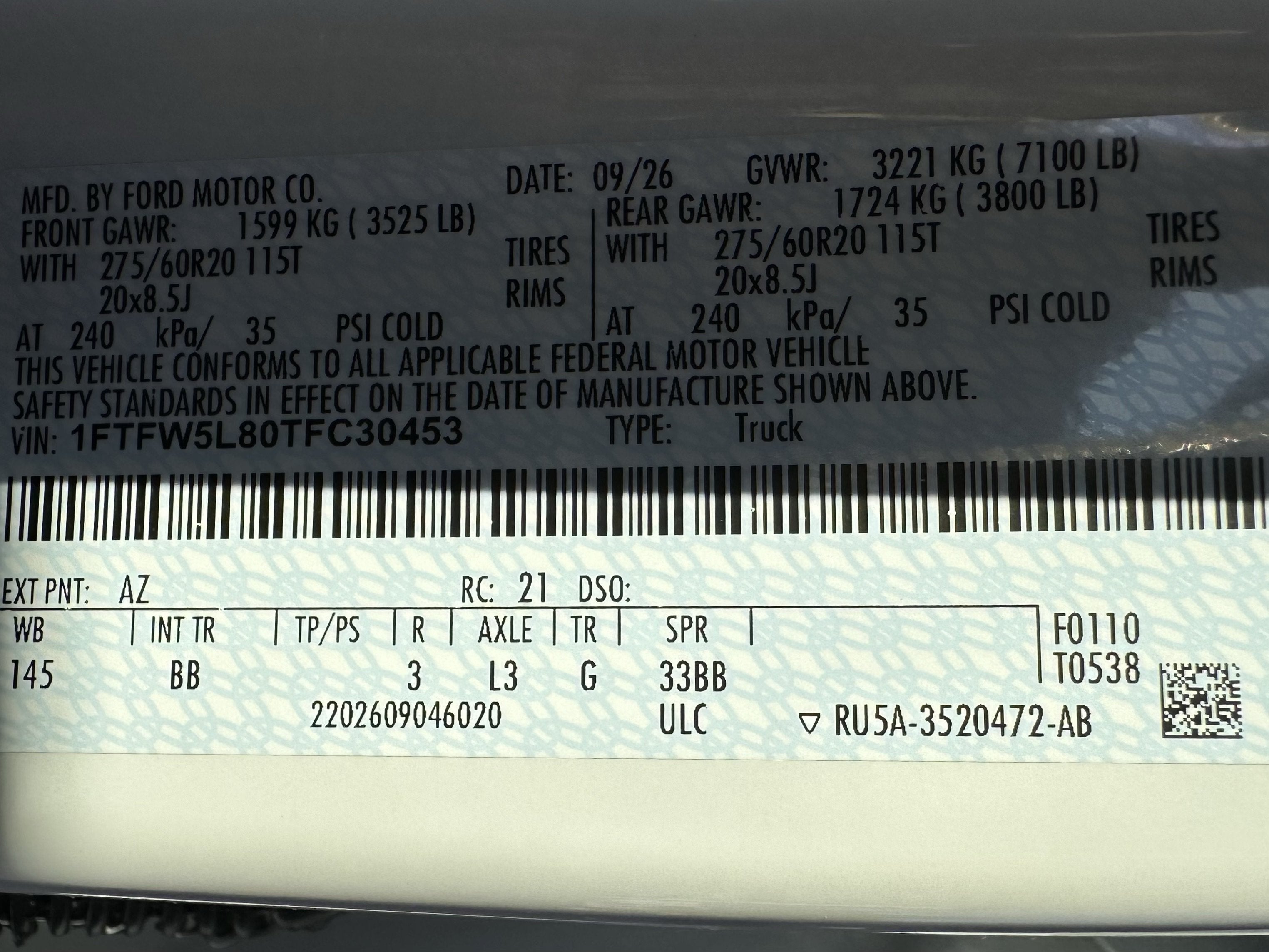 2026 Ford F-150 LARIAT