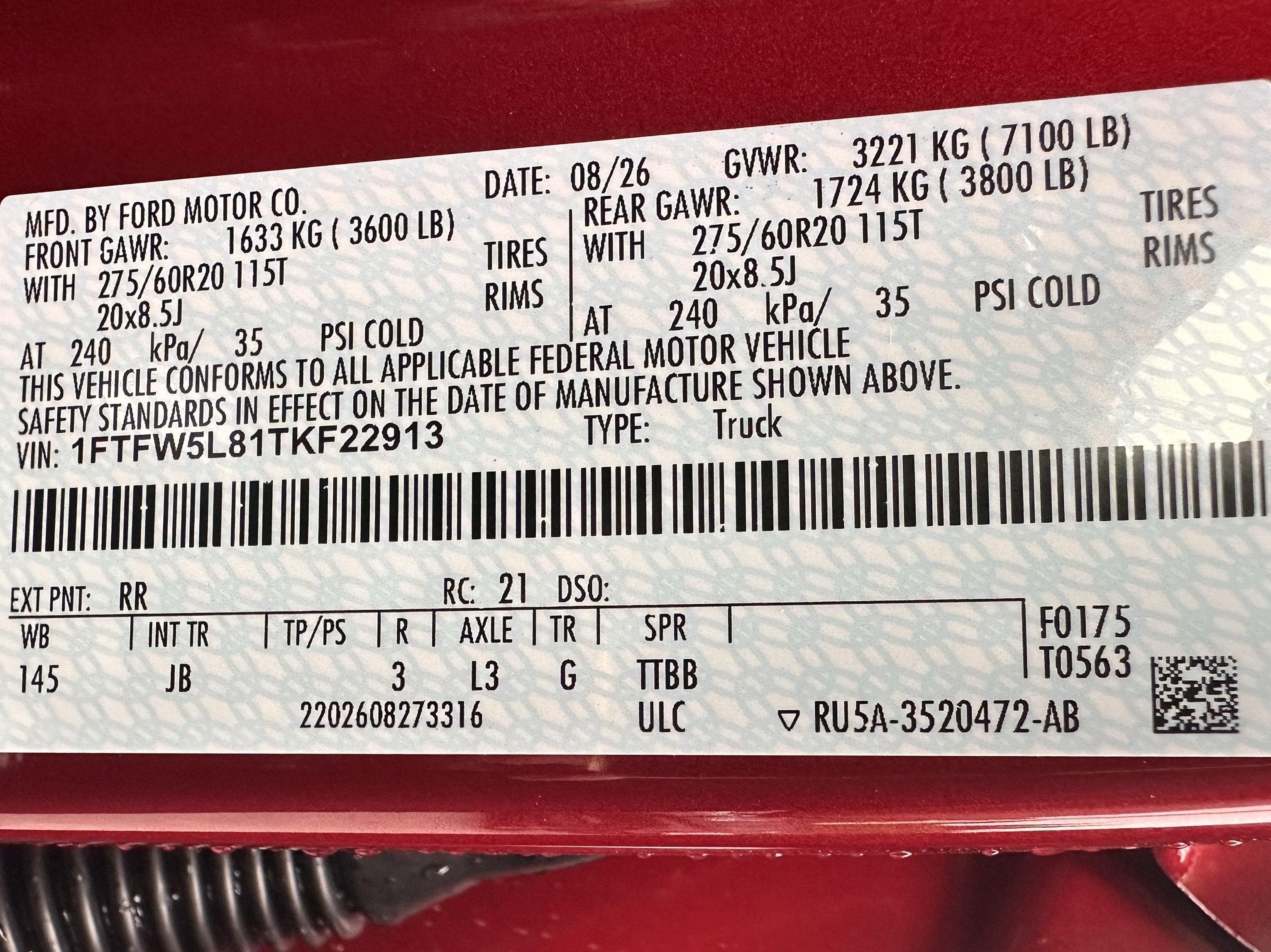 2026 Ford F-150 LARIAT