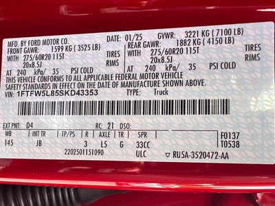 2025 Ford F-150 LARIAT