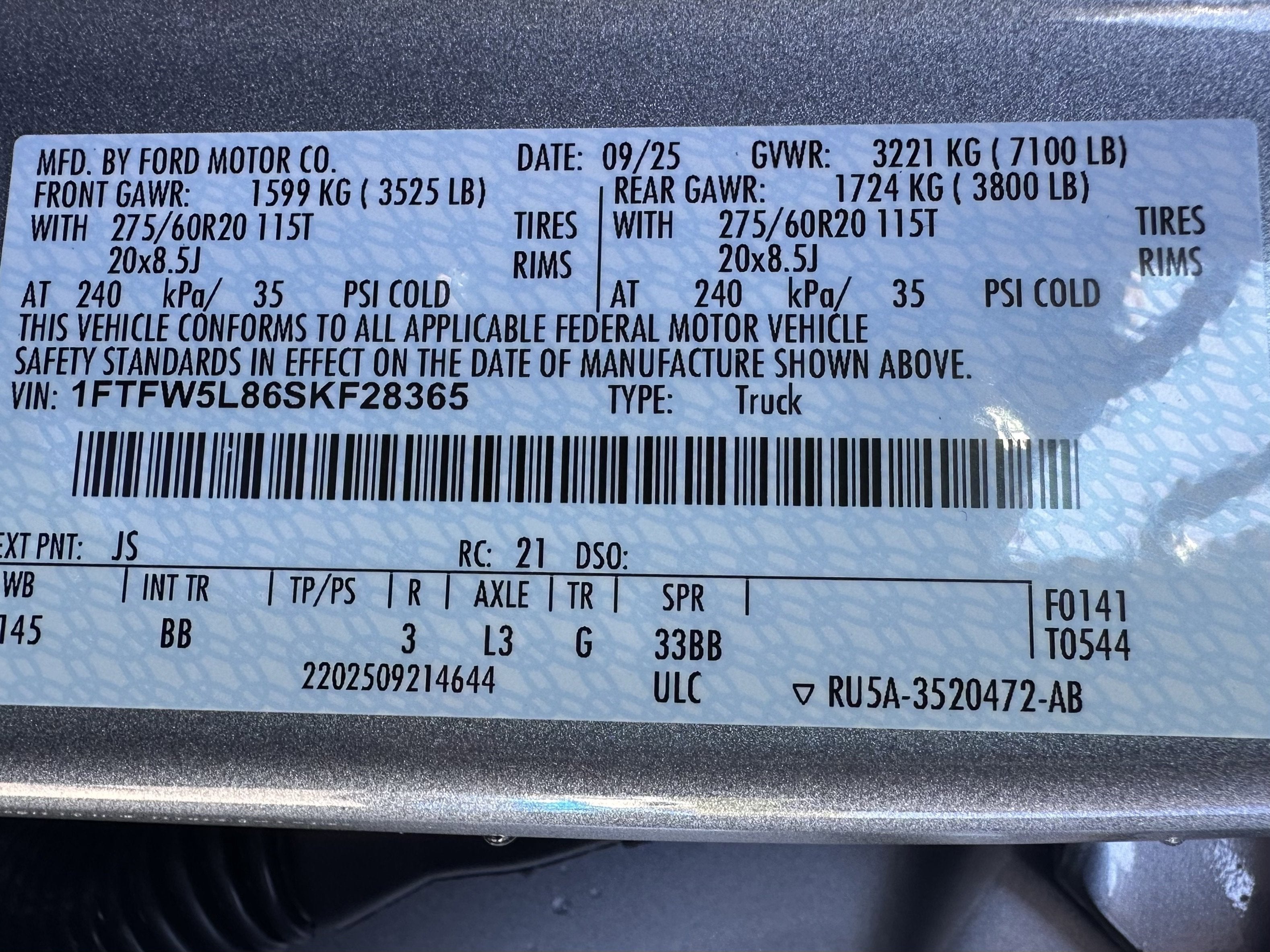 2025 Ford F-150 LARIAT