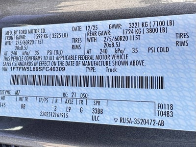 2025 Ford F-150 LARIAT