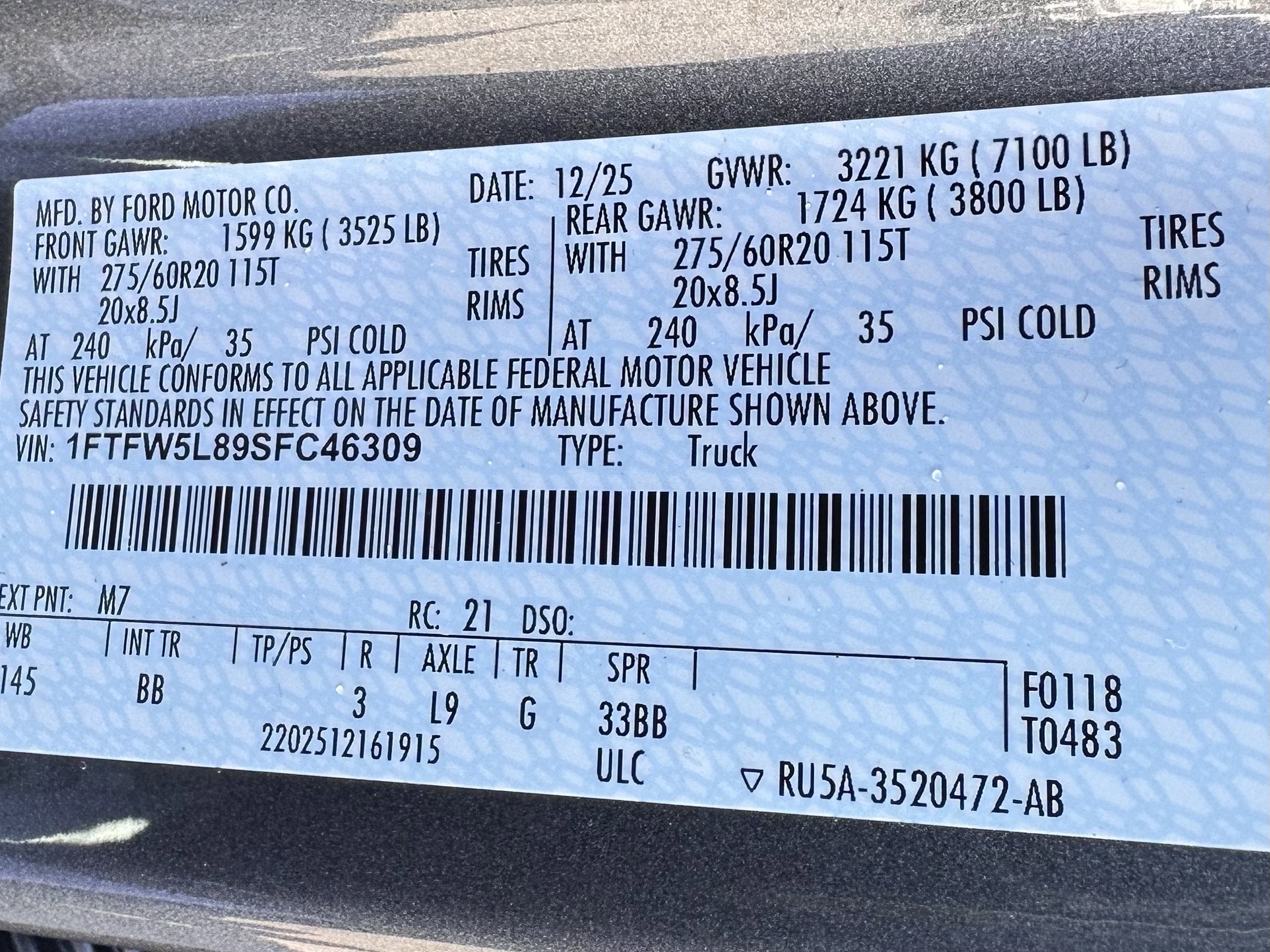 2025 Ford F-150 LARIAT