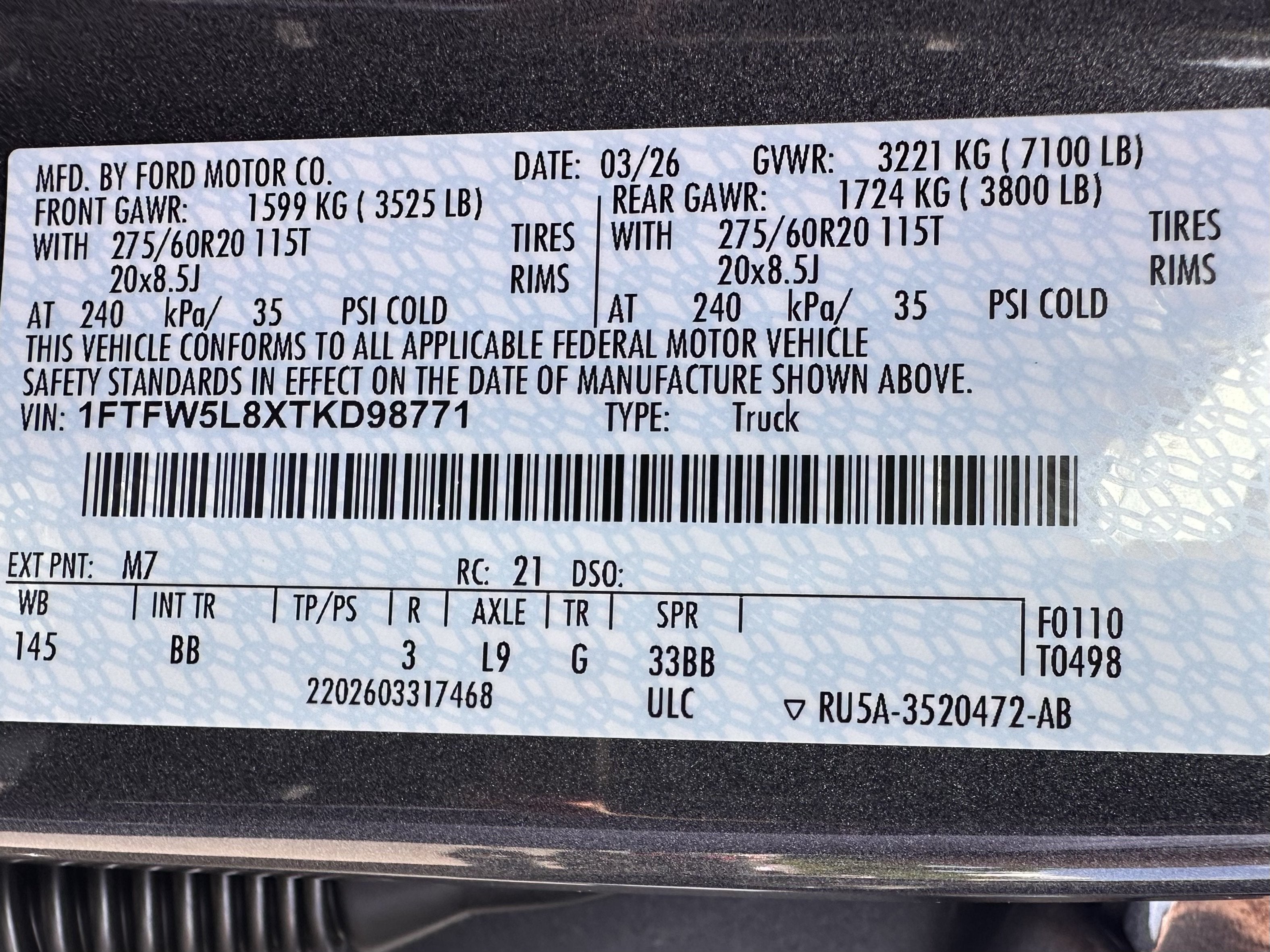 2026 Ford F-150 LARIAT