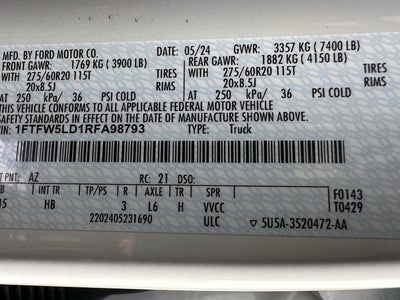 2024 Ford F-150 LARIAT Powerboost