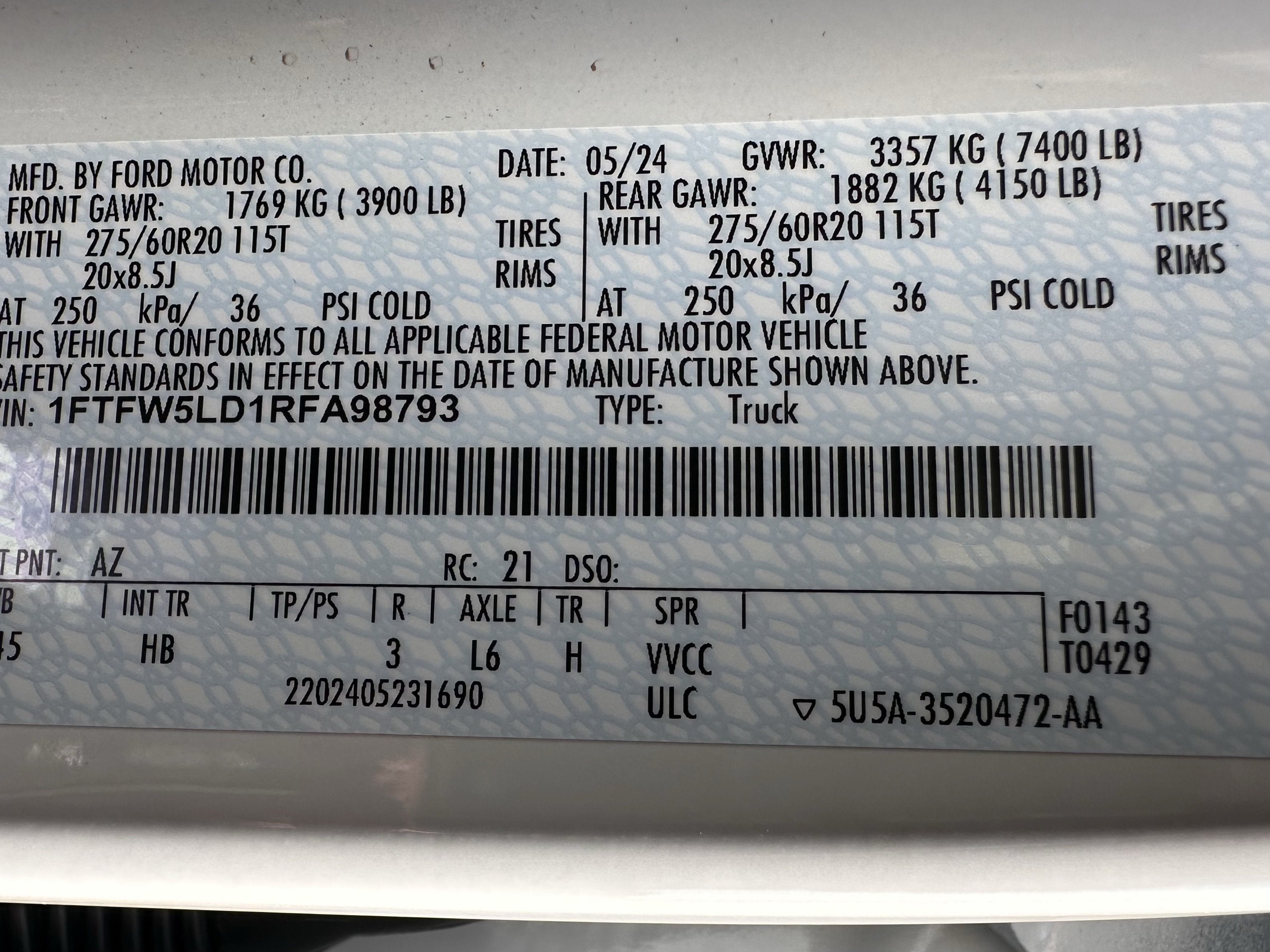 2024 Ford F-150 LARIAT Powerboost