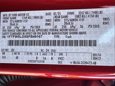 2025 Ford F-150 Lariat Powerboost