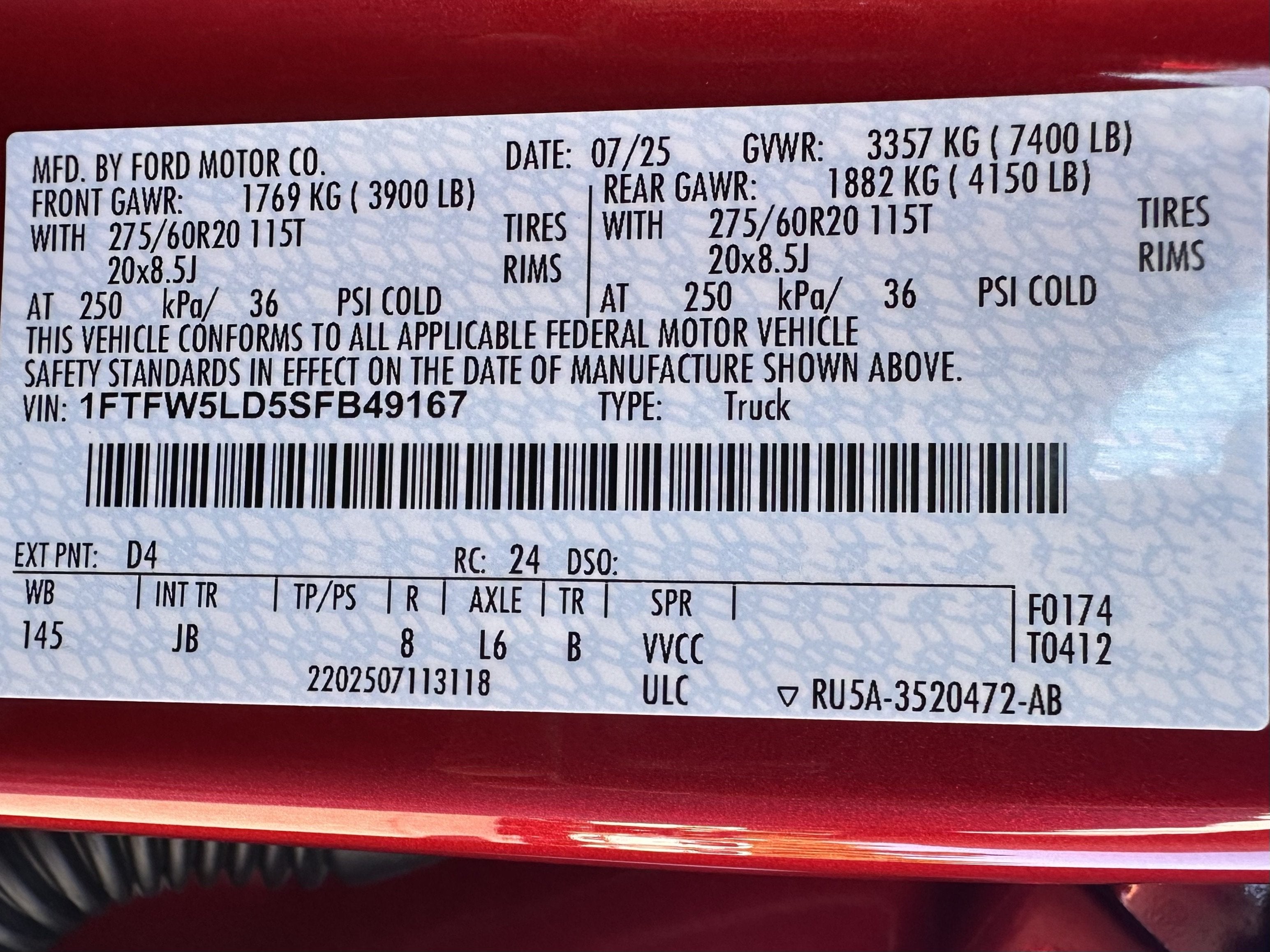 2025 Ford F-150 Lariat Powerboost