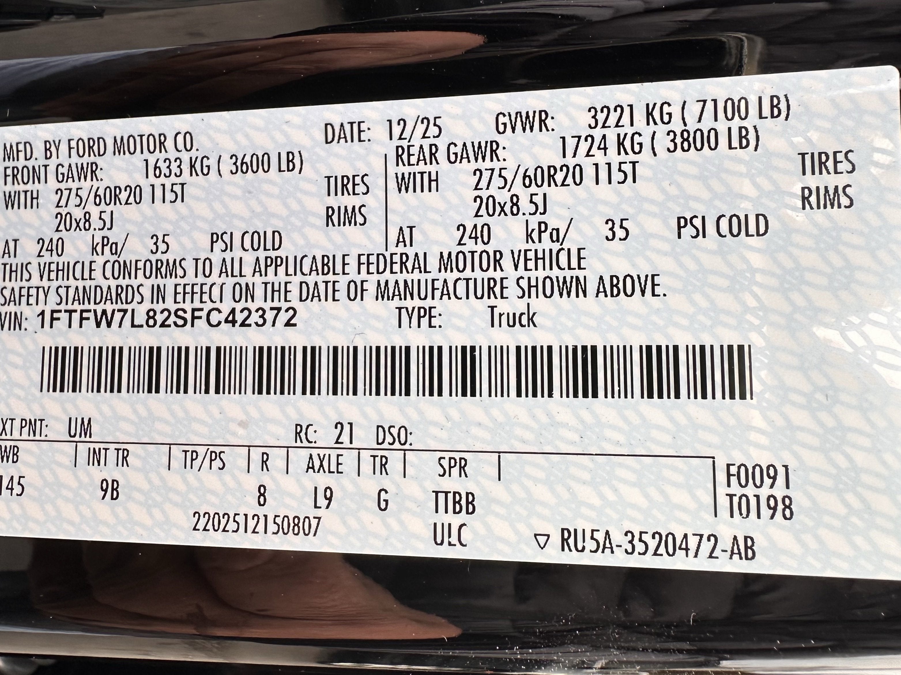 2025 Ford F-150 Platinum