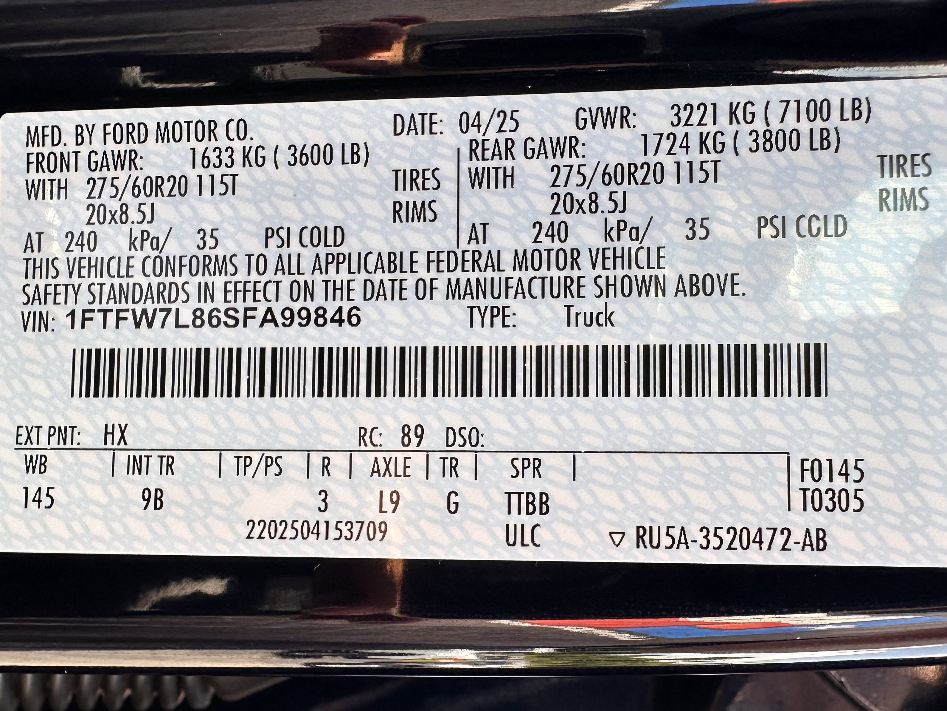 2025 Ford F-150 Platinum