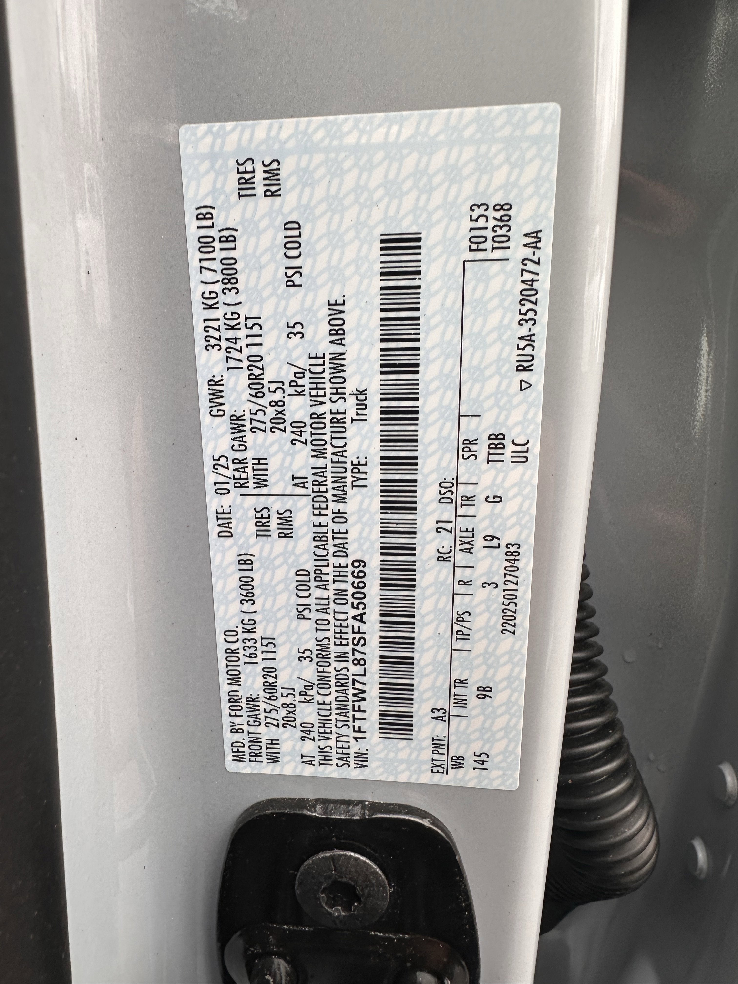 2025 Ford F-150 Platinum