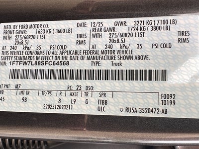 2025 Ford F-150 Platinum