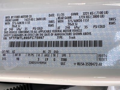 2025 Ford F-150 Platinum