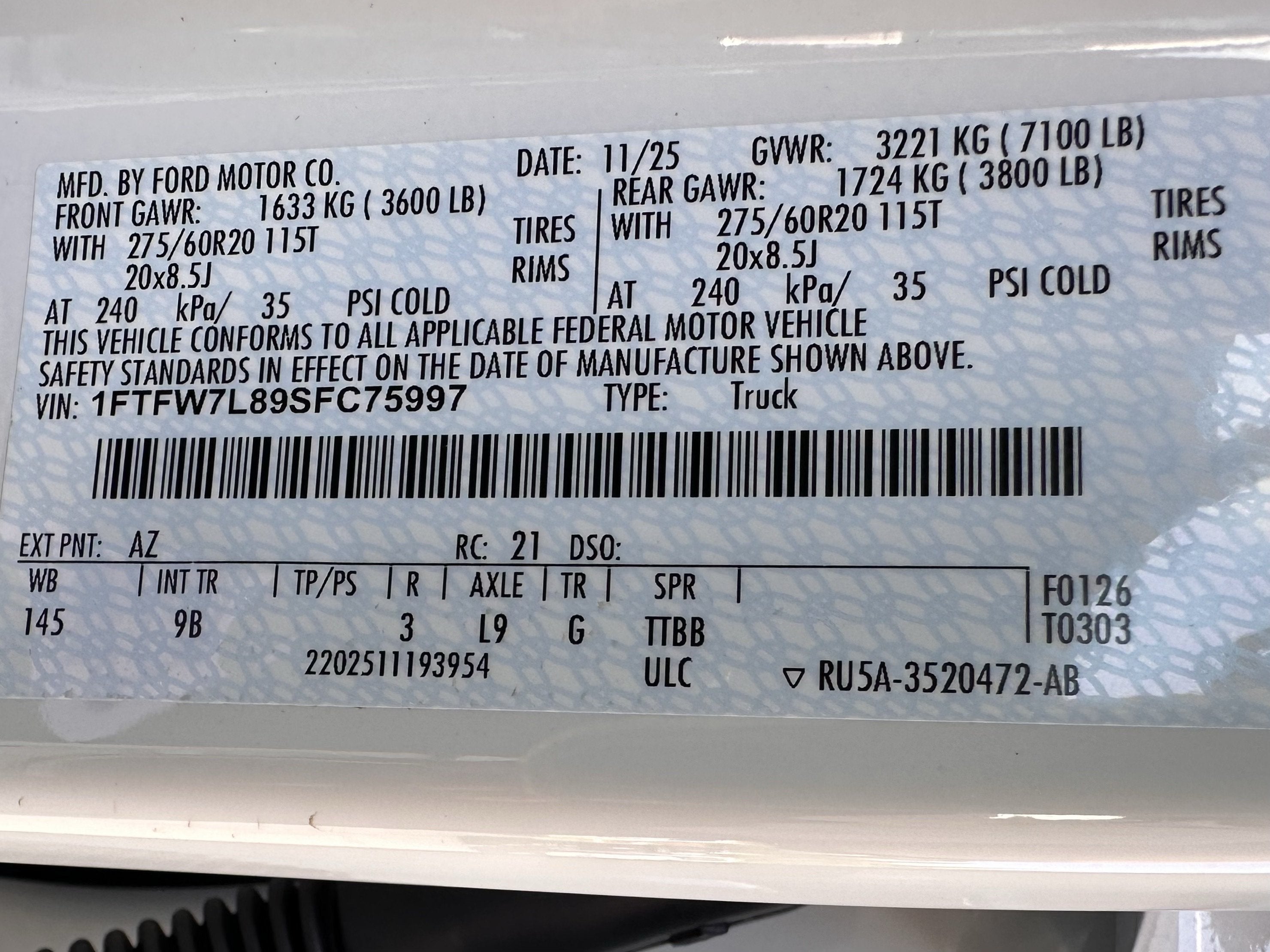 2025 Ford F-150 Platinum