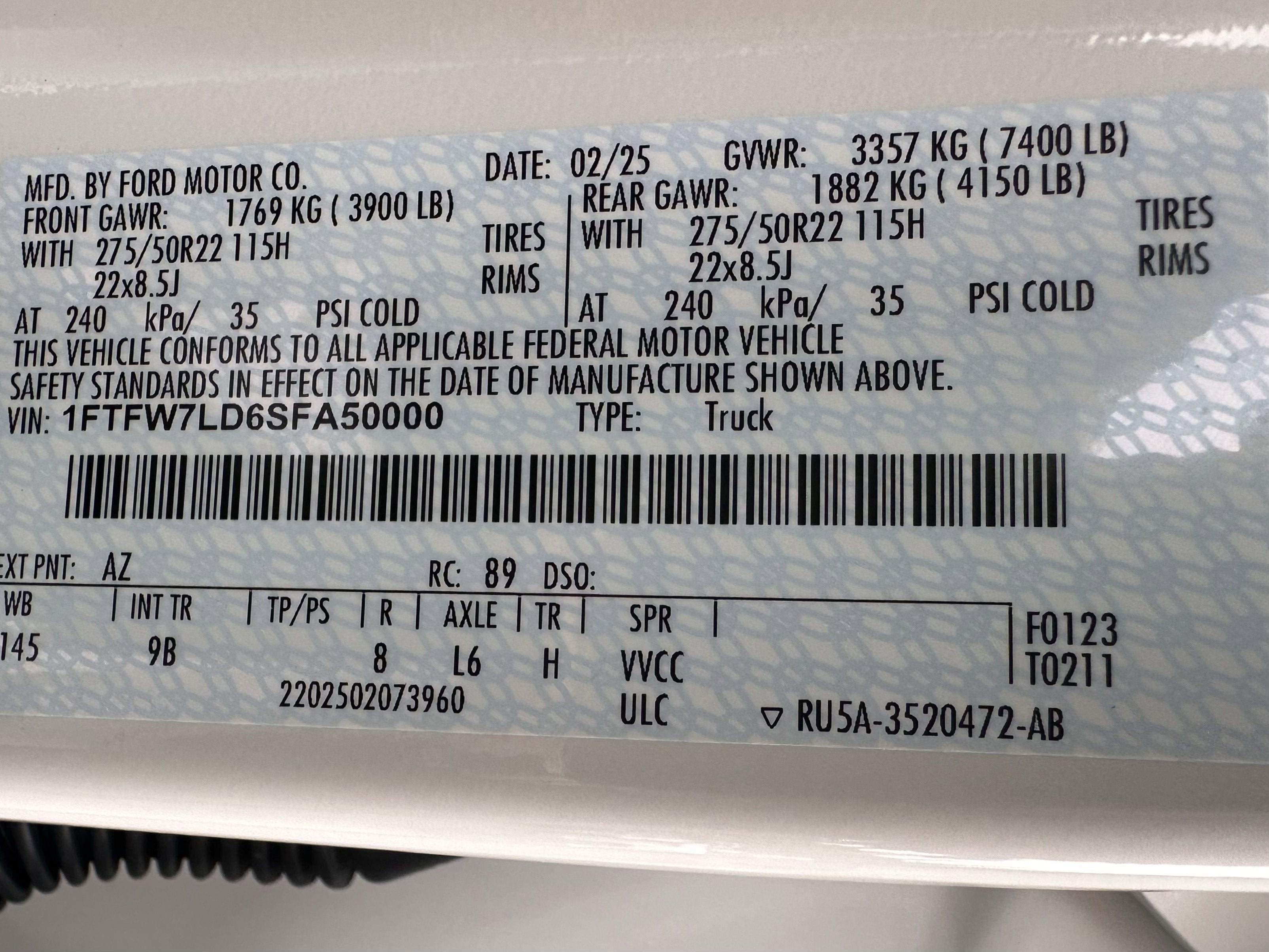 2025 Ford F-150 Platinum