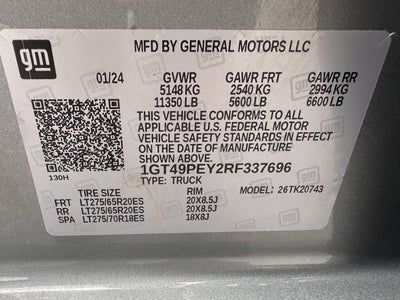 2024 GMC Sierra 2500HD AT4
