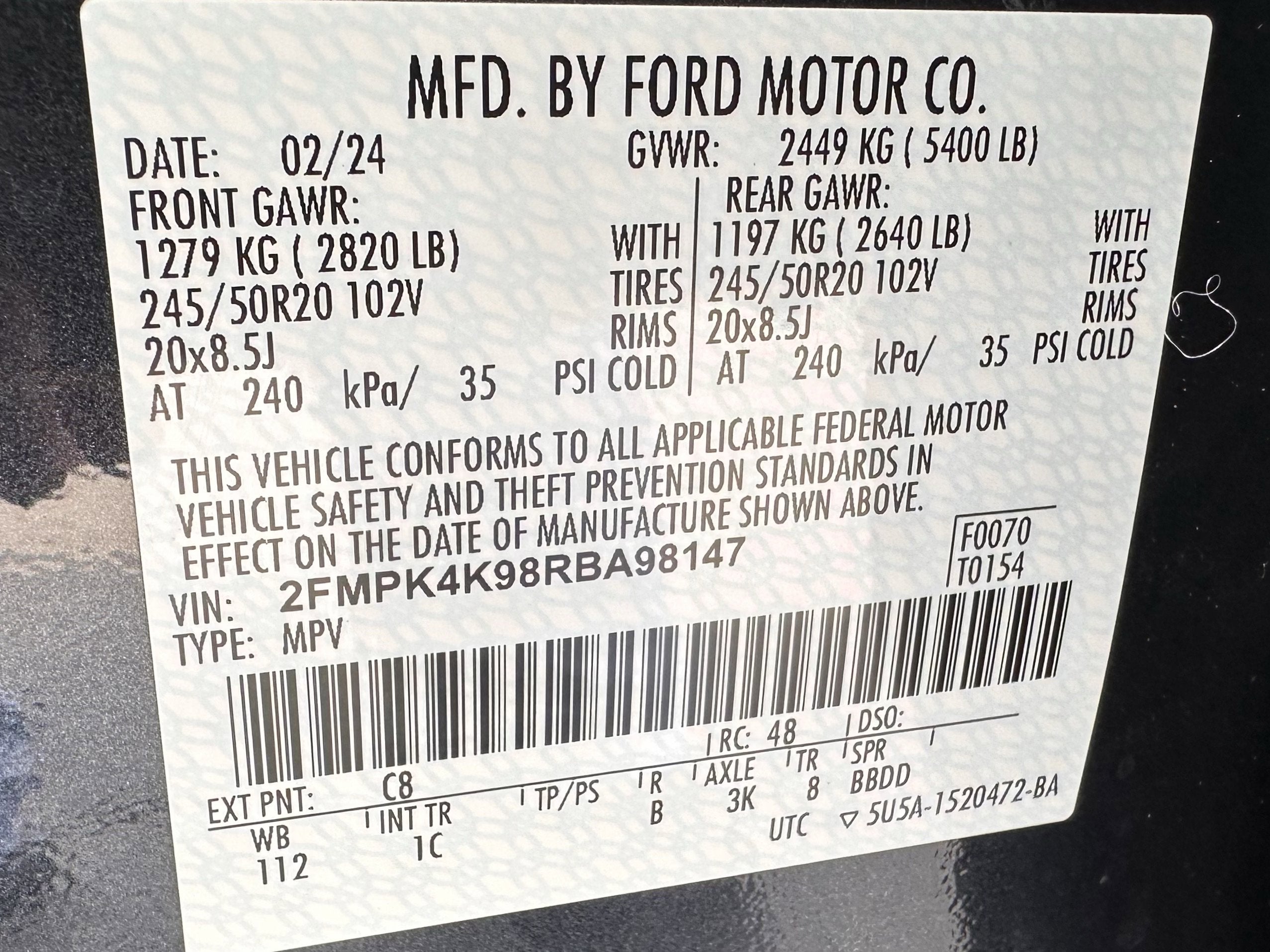 2024 Ford Edge Titanium