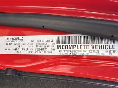 2015 RAM 3500 Tradesman Dump Body