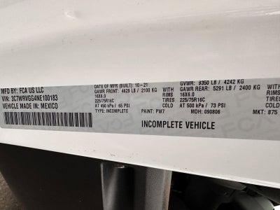 2022 RAM ProMaster Landscape Body 17'