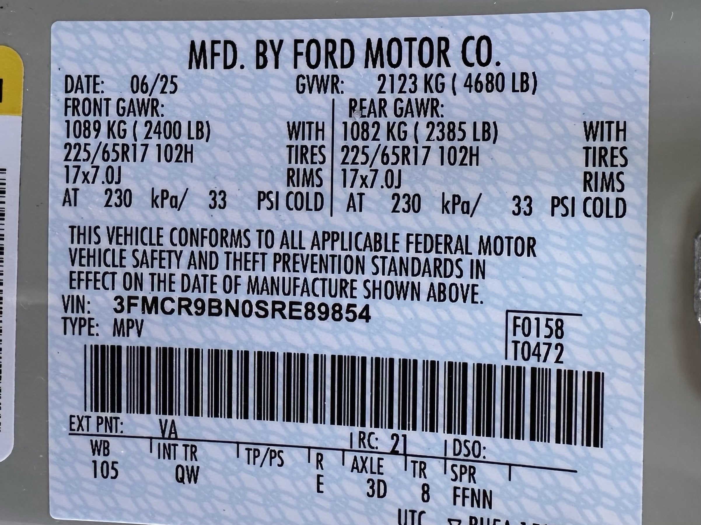 2025 Ford Bronco Sport Big Bend Courtesy Demo