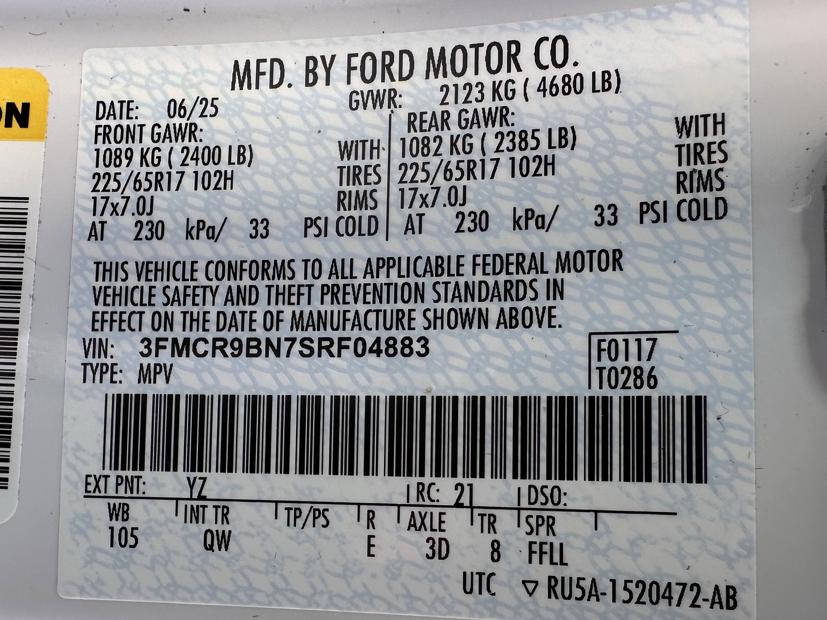 2025 Ford Bronco Sport Big Bend Courtesy Demo