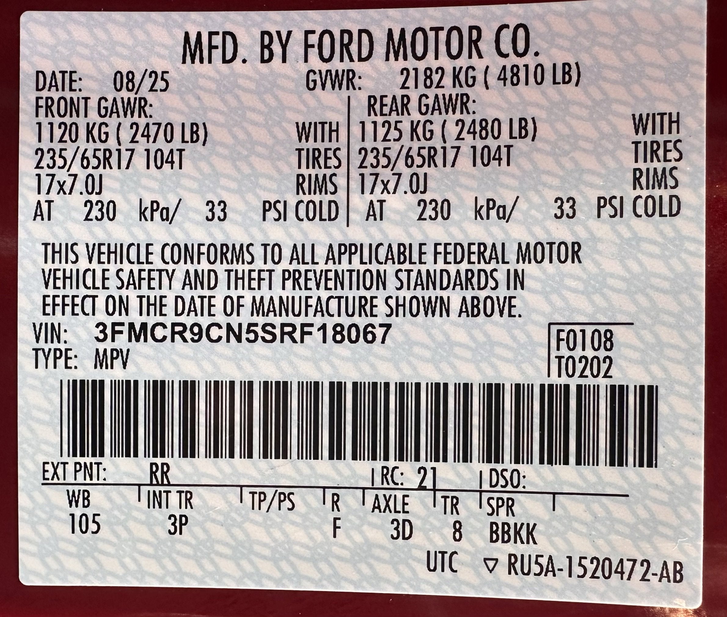 2025 Ford Bronco Sport Outer Banks