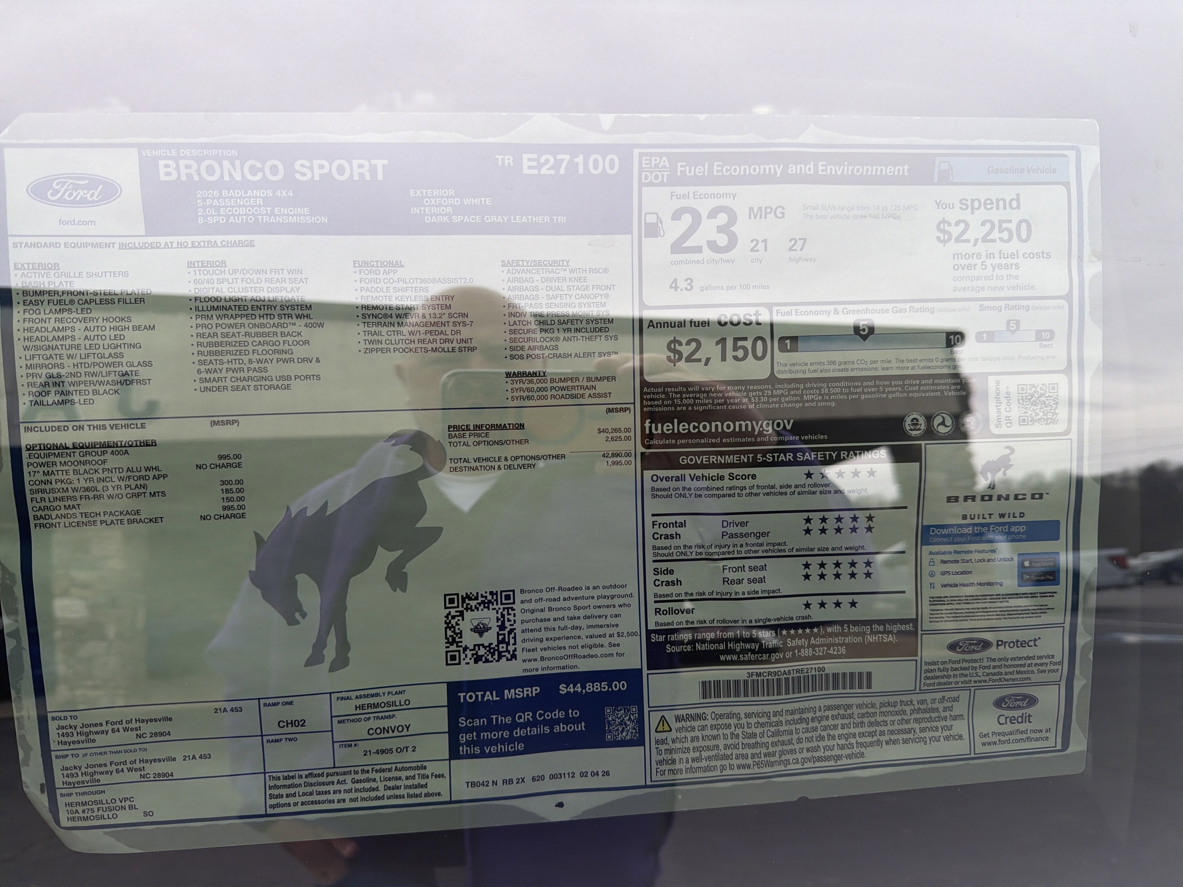 2026 Ford Bronco Sport Badlands