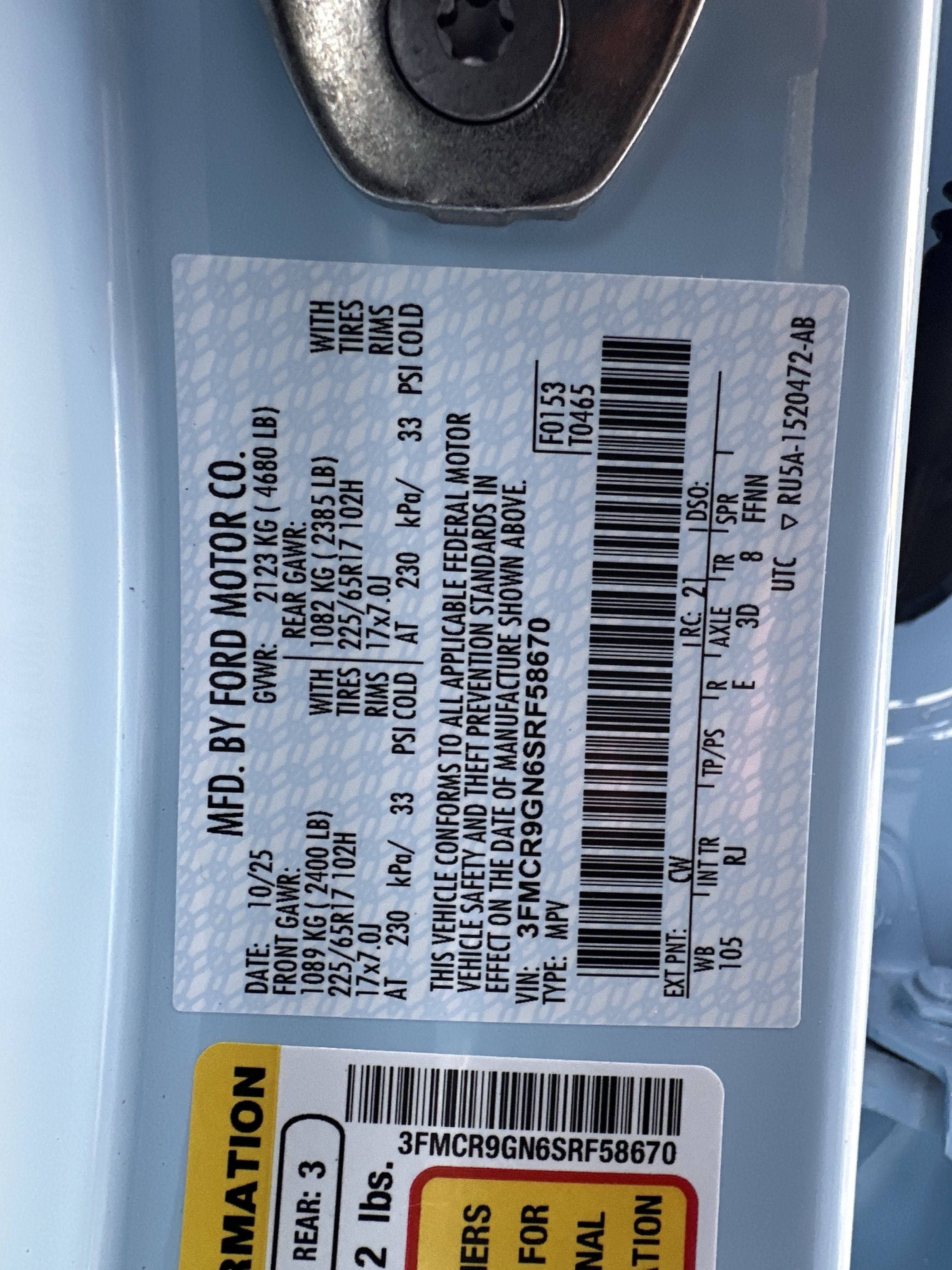 2025 Ford Bronco Sport Heritage