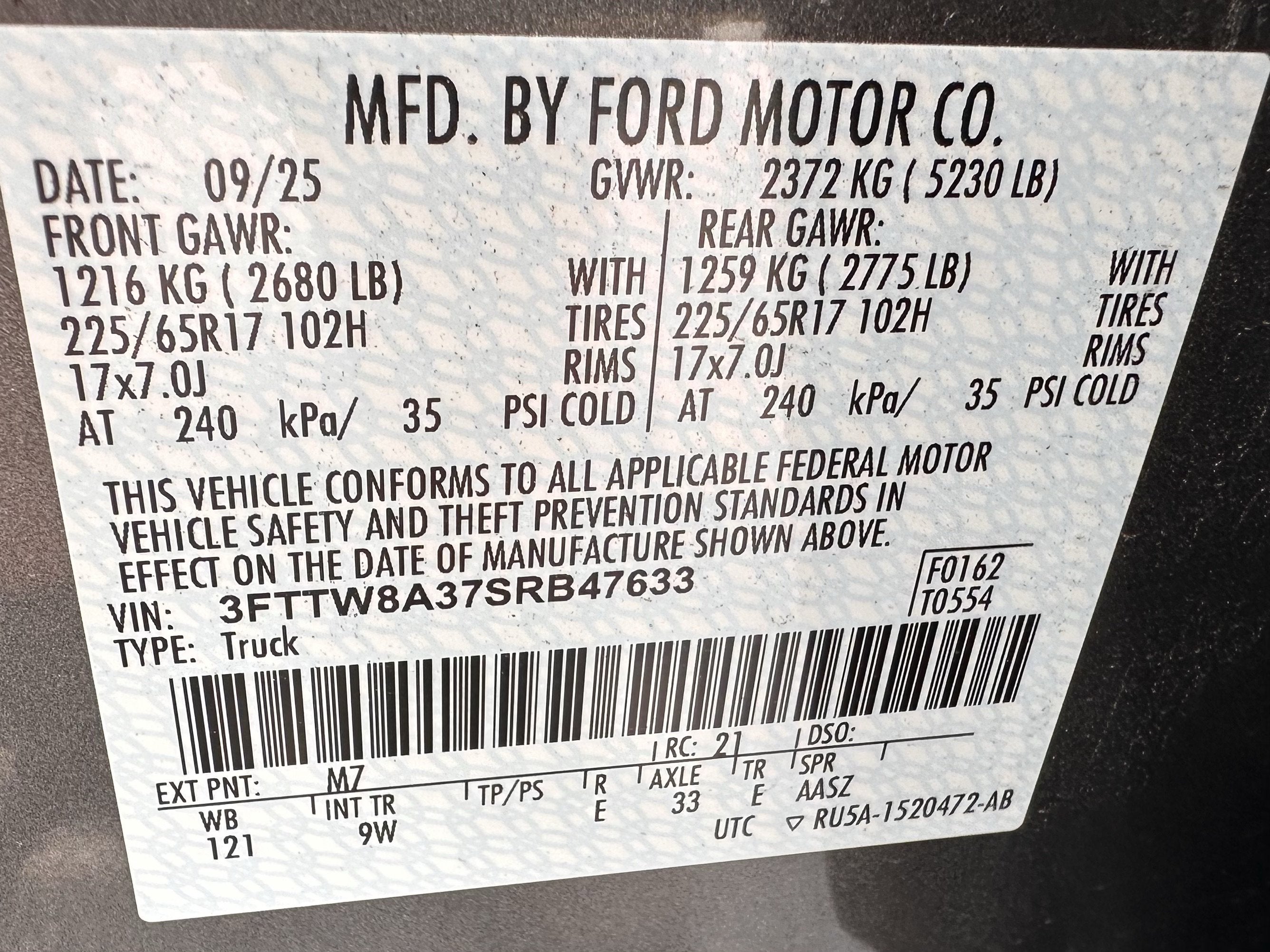 2025 Ford Maverick XL