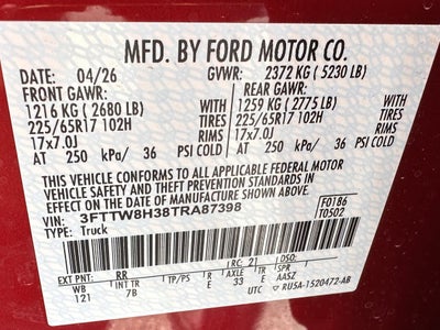 2026 Ford Maverick XLT