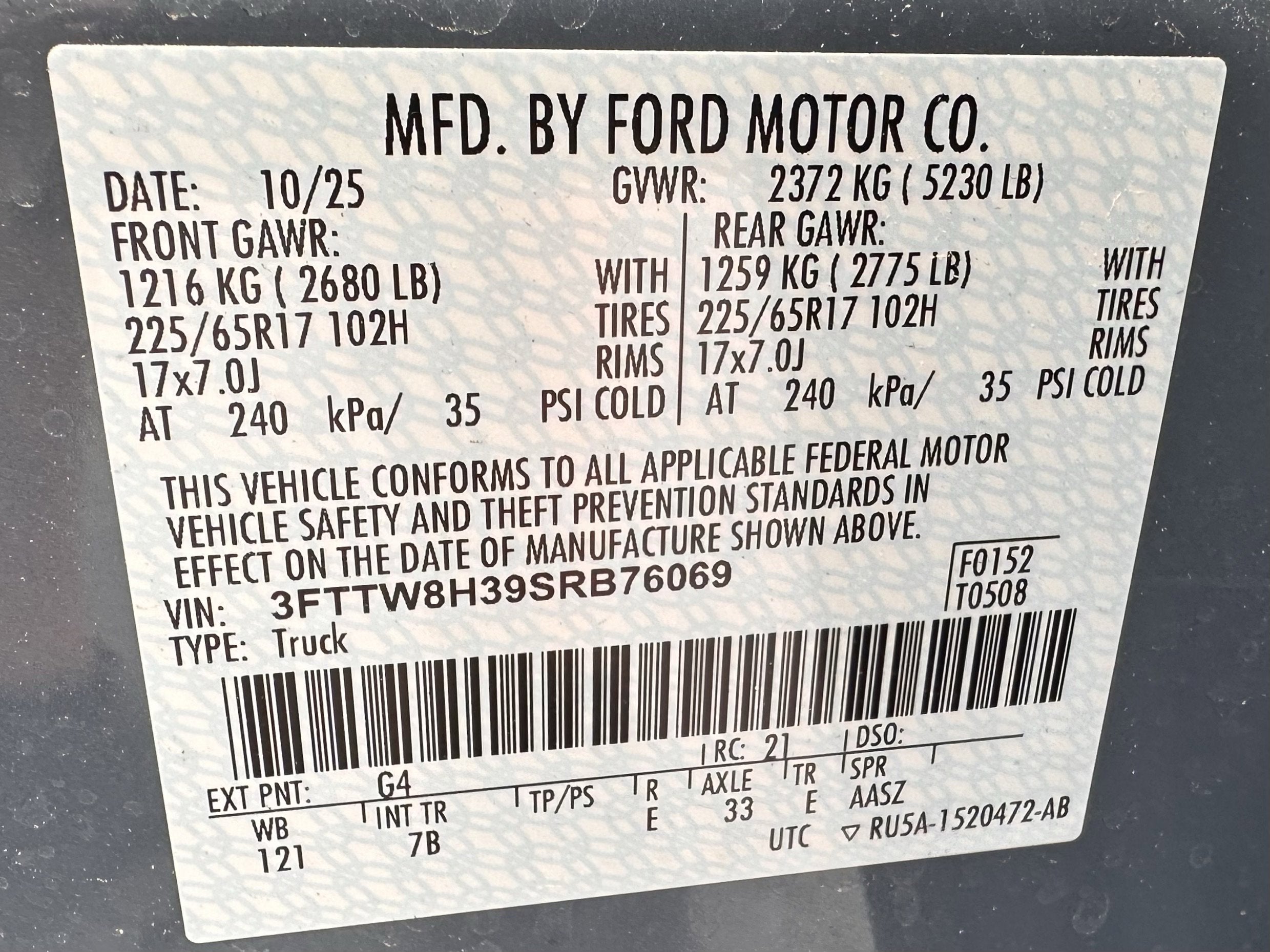 2025 Ford Maverick XLT
