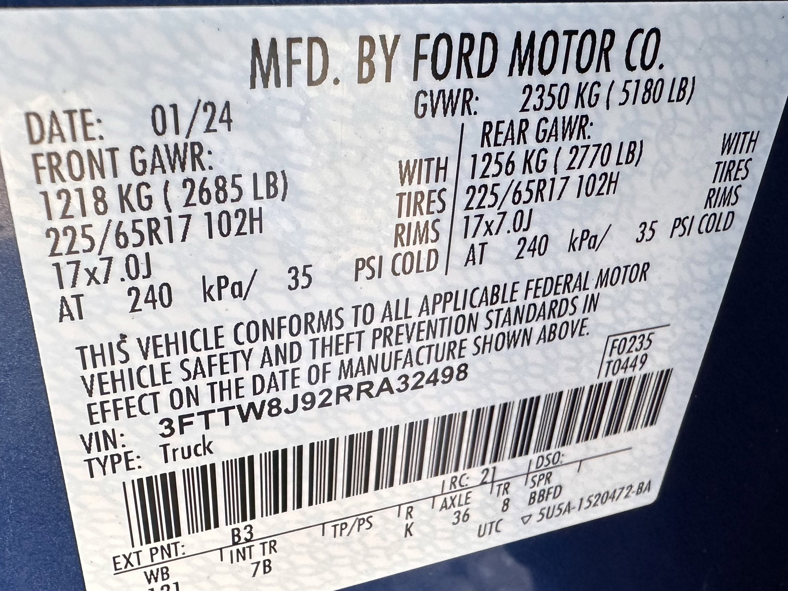 2024 Ford Maverick XLT