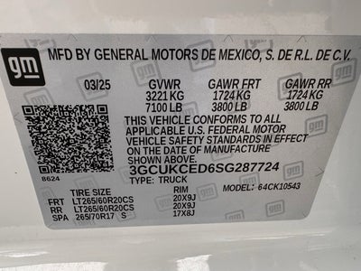 2025 Chevrolet Silverado 1500 Trail Boss