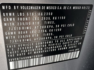 2022 Volkswagen Tiguan SE R-Line Black