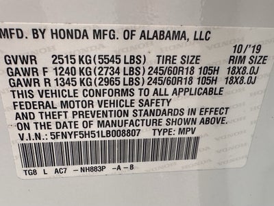 2020 Honda Pilot EX-L