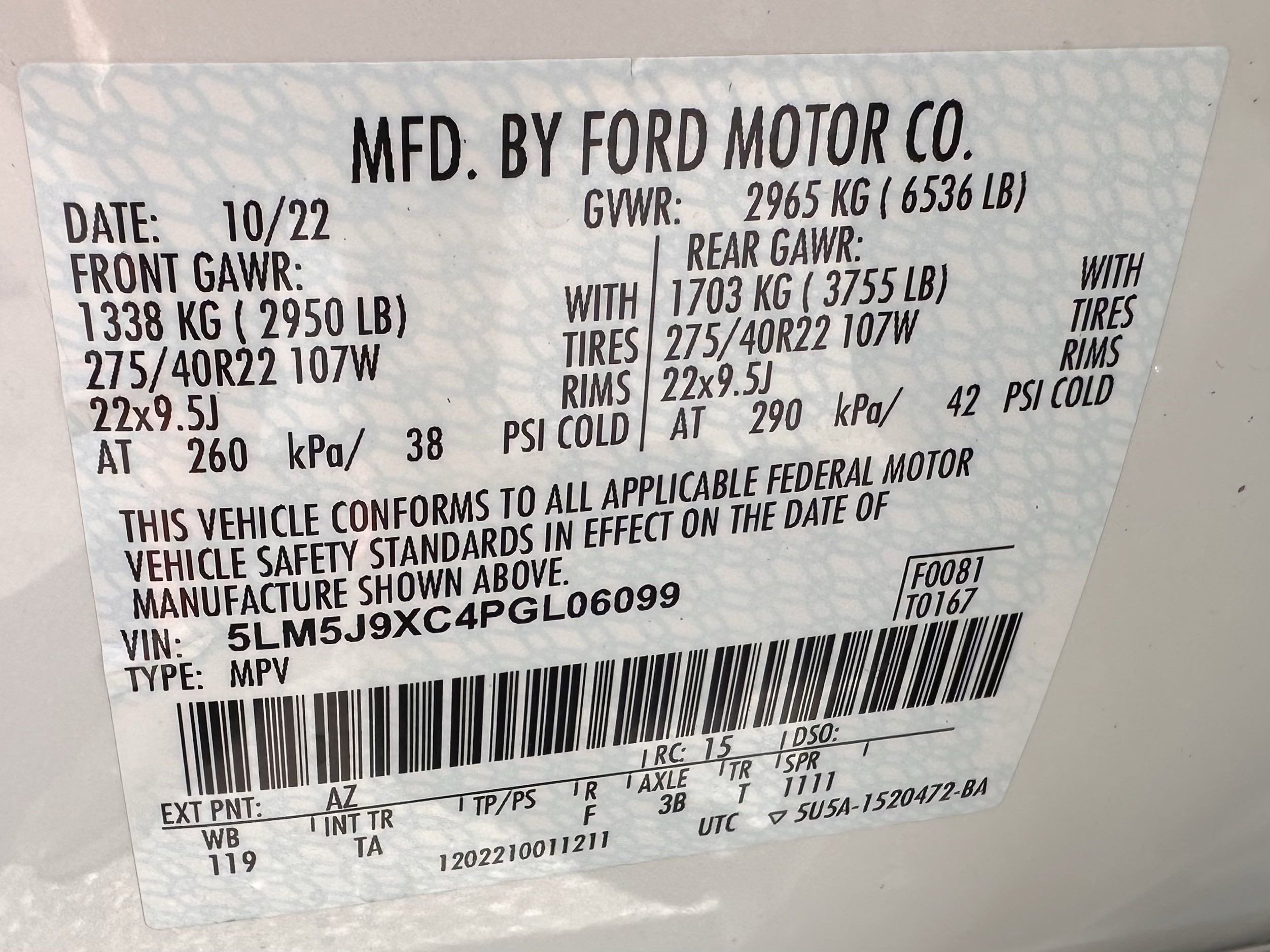 2023 Lincoln Aviator Black Label