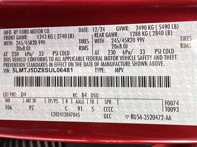 2025 Lincoln Corsair Grand Touring