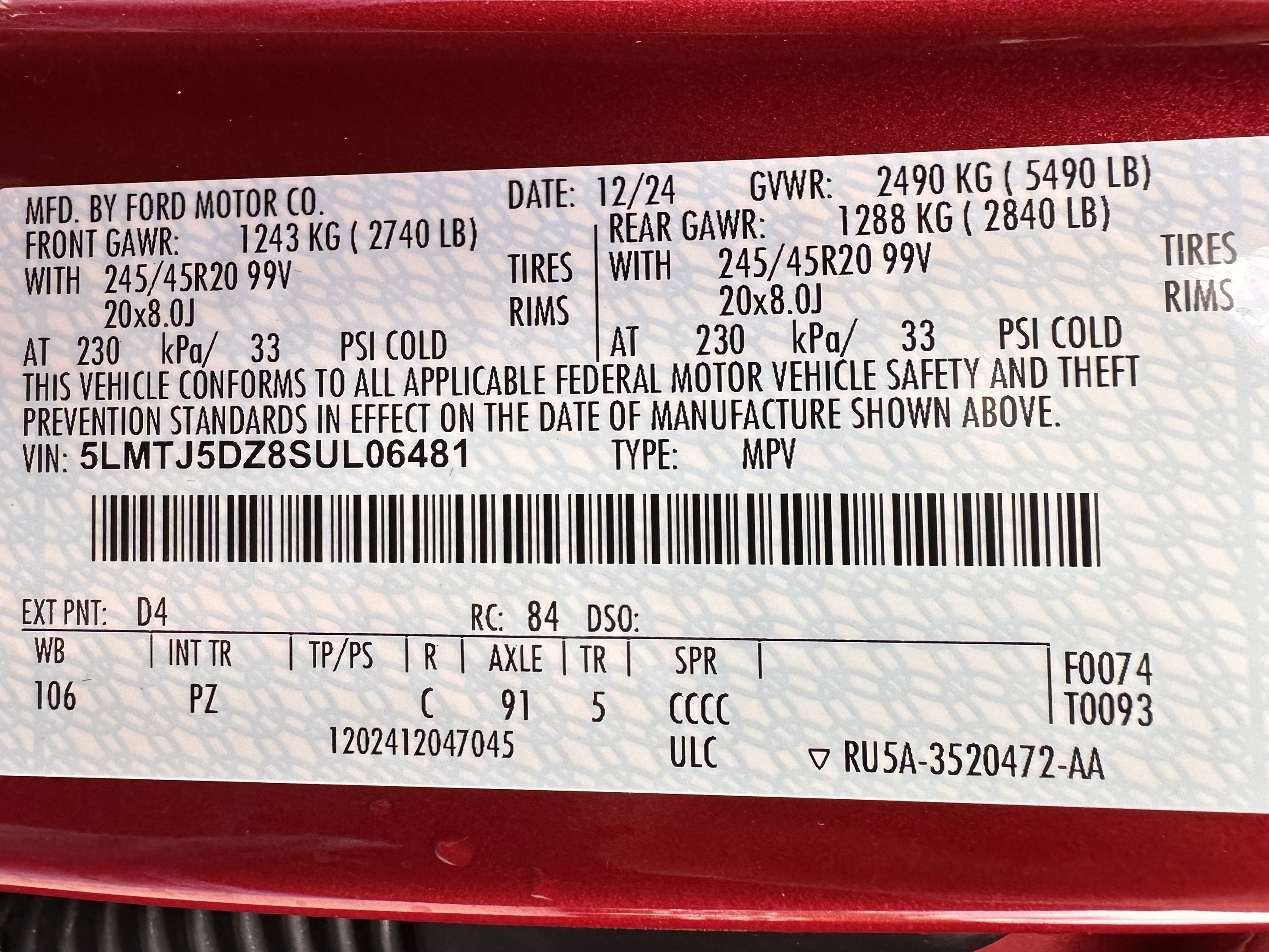 2025 Lincoln Corsair Grand Touring