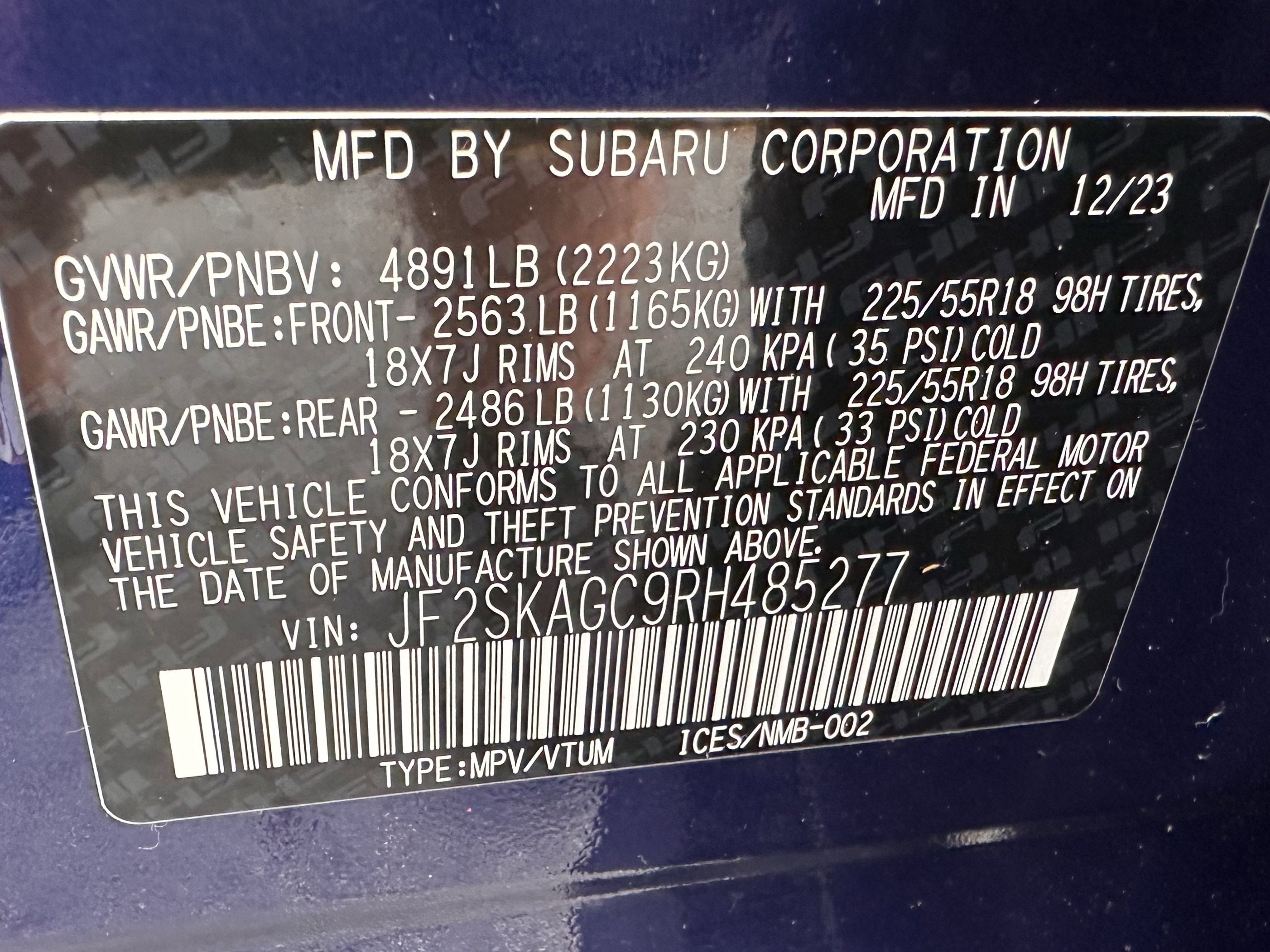 2024 Subaru Forester Sport