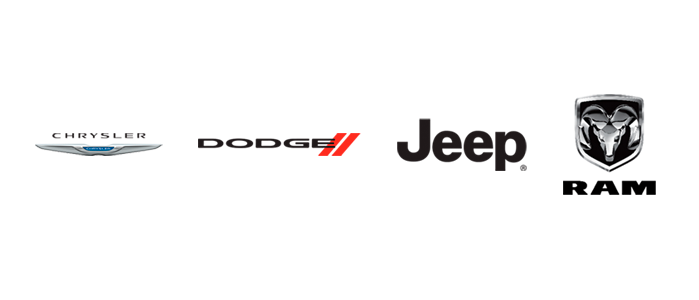 Chrysler, Jeep, Dodge, Ram Logos